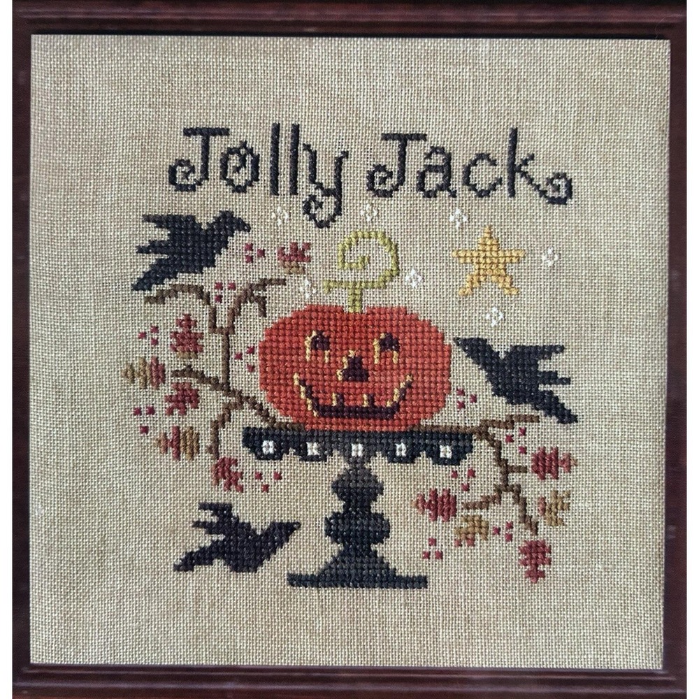 All Through The Night Jolly Jack #CS102 Counted Cross Stitch Chart